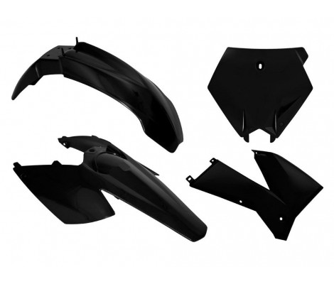 Комплект пластика 4 R-TECH KTM EXC/EXCF/SX/SXF 125-525 05-07 (Black)