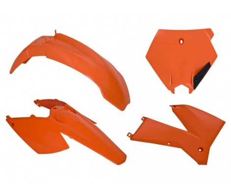 Комплект пластика 4 R-TECH KTM EXC/EXCF/SX/SXF 125-525 05-07 (Orange)