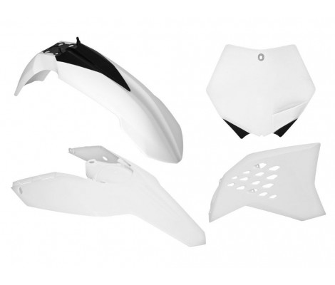 Комплект пластика 4 R-TECH KTM EXC/EXCF/SX/SXF 125-525 07-11 (White)