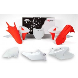 Комплект пластика 6 R-TECH KTM SX/SXF 125-450 16-18 (White Orange)