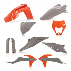 Комплект пластика 7 ACERBIS KTM EXC/EXCF 125-500 20-21 (Grey/Orange)