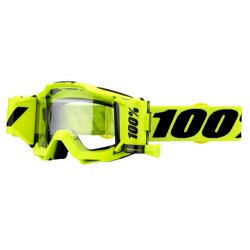 Мото очки 100% ACCURI FORECAST Goggle Fluo Yellow - Clear Lens, Roll-Off