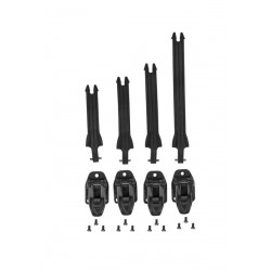 Набор ремешков/застежек для мотобот ACERBIS X-TEAM (4шт) (Black)