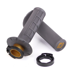 Грипсы ODI HALF WAFFLE LOCK-ON GRIP GRAPHITE