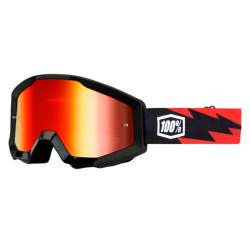 Мото очки 100% STRATA Goggle Slash - Mirror Red Lens, Mirror Lens