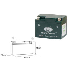 Аккумулятор LP 12V 4AH 12V 5AH (113X69X85)