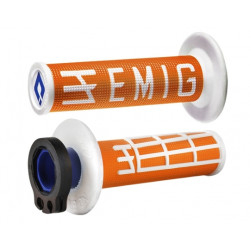 Грипсы ODI EMIG RACING V2 Orange/White