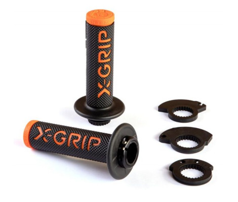 Грипсы X-GRIP BRAAAAP, LOCK-ON (Orange)