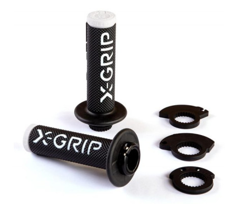 Грипсы X-GRIP BRAAAAP, LOCK-ON White