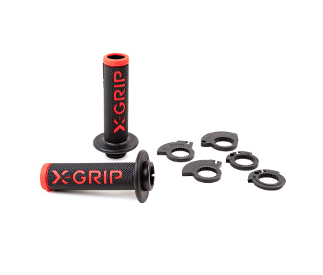 Грипсы X-GRIP BRAAAAP, OPEN END Red