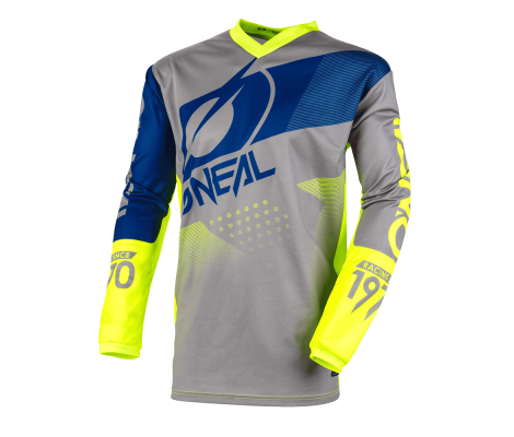 Джерси O`NEAL ELEMENT FACTOR (2XL) (Grey/Blue/Neon)