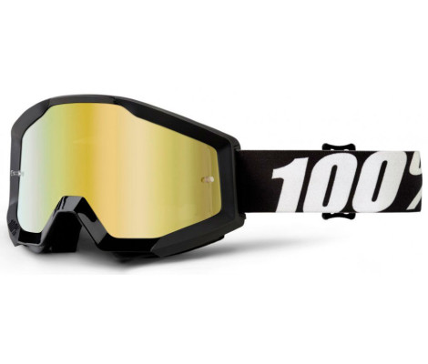 Мото очки 100% STRATA Goggle Outlaw - Mirror Gold Lens, Mirror Lens