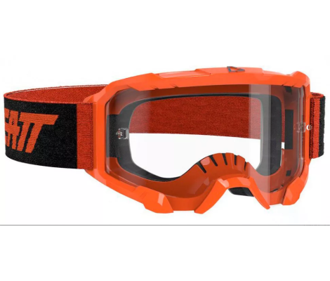 Мото очки LEATT Goggle Velocity 4.5 - Clear 83% (Neon Orange)