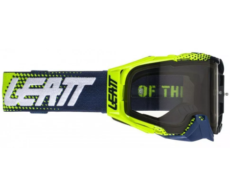 Мото очки LEATT Goggle Velocity 6.5 - Light Grey 58% (Lime Blue)