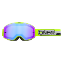 Мотоочки O`NEAL B-20 PROXY (Neon Yellow/Black) (Radium/Blue)