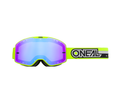 Мотоочки O`NEAL B-20 PROXY (Neon Yellow/Black) (Radium/Blue)