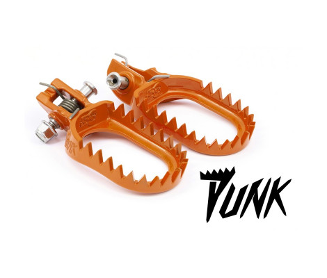 Подножки стальные PUNK S3 KTM/HUSQ/GASGAS/BETA (ORANGE)