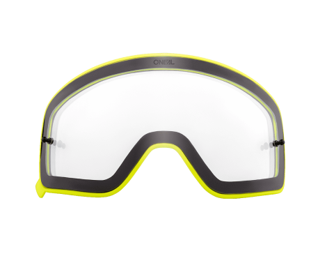 Сменная линза к очкам O`NEAL B-50 Goggle (Neon Yellow Clear)