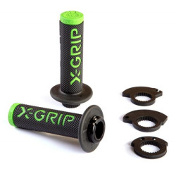 Грипсы X-GRIP BRAAAAP, LOCK-ON Green