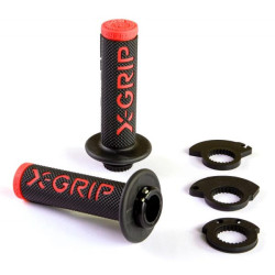 Грипсы X-GRIP BRAAAAP, LOCK-ON Red