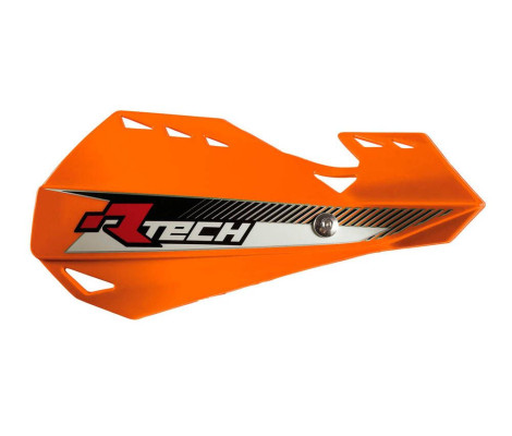 Кроссовая Защита рук R-TECH DUAL с креплением (Orange)