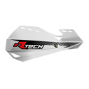 Кроссовая Защита рук R-TECH DUAL с креплением (White)