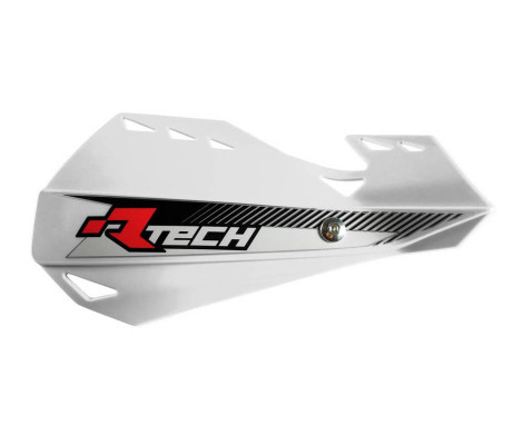 Кроссовая Защита рук R-TECH DUAL с креплением (White)