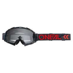 Мотоочки O`NEAL B-10 CAMO V.22 (Black/Red) (Clear)