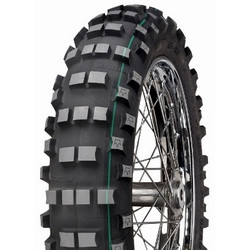 Шина Задняя MITAS EF-07, 140 / 80-18, 70R TT SUPER LIGHT ENDURO FIM (зелёная полоса)