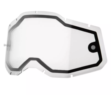 Линза к очкам 100% RACECRAFT2/ACCURI2/STRATA2 Dual Replacement Lens - Clear Линза к очкам 100% RACECRAFT2/ACCURI2/STRATA2 Dual Replacement Lens - Clear