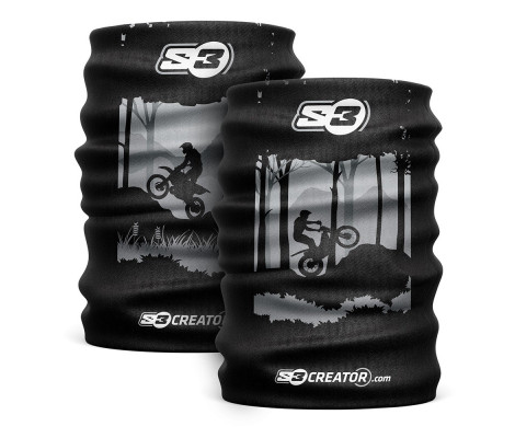 Шарф труба Бафф S3 FOREST BLACK GREY Шарф труба Бафф S3 FOREST BLACK GREY