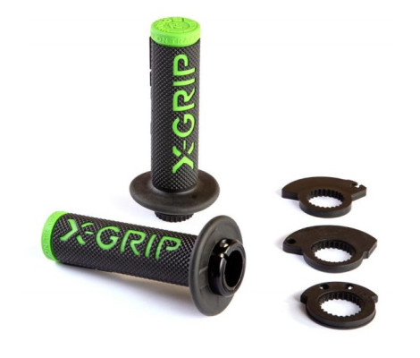 Грипсы X-GRIP BRAAAAP, LOCK-ON Green