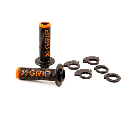 Грипсы X-GRIP BRAAAAP, OPEN END (Orange) Грипсы X-GRIP BRAAAAP, OPEN END (Orange)