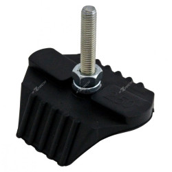 Замок обода (буксатор) RIM LOCK ALUMINUM / RUBBER 2.50' BLACK