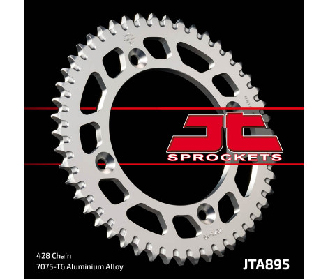 Звезда Задняя JT АЛЮМИНИЕВАЯ KTM SX 85 04-18, 105 XC 07-11 (JTA895.50) Звезда Задняя JT АЛЮМИНИЕВАЯ KTM SX 85 04-18, 105 XC 07-11 (JTA895.50)