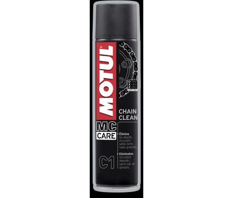 Знежирювач та очисник ланцюгів MOTUL CHAIN CLEAN (400ML) Знежирювач та очисник ланцюгів MOTUL CHAIN CLEAN (400ML)