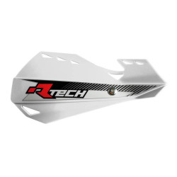 Кроссовая Защита рук R-TECH DUAL с креплением (White)