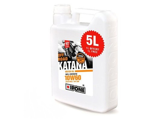 Масло IPONE OFF Road Katana 10W60 4+1л Масло IPONE OFF Road Katana 10W60 4+1л