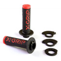 Грипсы X-GRIP BRAAAAP, LOCK-ON Red