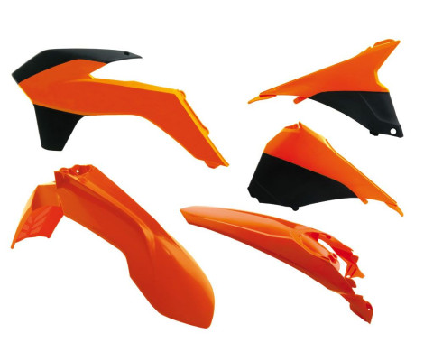 Комплект пластика 5 R-TECH KTM EXC/EXCF 125-500 14-16 (OEM) Комплект пластика 5 R-TECH KTM EXC/EXCF 125-500 14-16 (OEM)