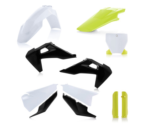 Комплект пластика 6 ACERBIS Husqvarna FC/TC 250-450 19-21 (White/Black) Комплект пластика 6 ACERBIS Husqvarna FC/TC 250-450 19-21 (White/Black)