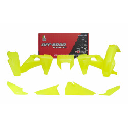 Комплект пластика 6 R-TECH Husqvarna TE/FE 150-501 2020 (Neon Yellow)