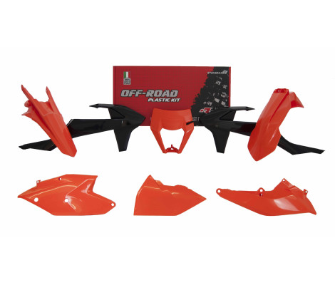 Комплект пластика 6 R-TECH KTM EXC/EXCF/XC-W 125-500 17-19 (Orange Black) Комплект пластика 6 R-TECH KTM EXC/EXCF/XC-W 125-500 17-19 (Orange Black)