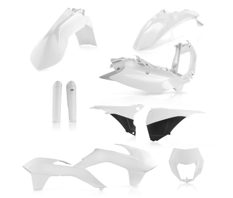 Комплект пластика 7 ACERBIS KTM EXC/EXCF 125-525 2016 (White) Комплект пластика 7 ACERBIS KTM EXC/EXCF 125-525 2016 (White)