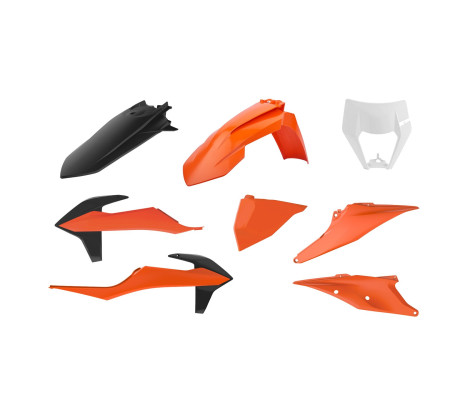 Комплект пластика Оранжевый POLISPORT KTM EXC 2020 Orange Комплект пластика Оранжевый POLISPORT KTM EXC 2020 Orange