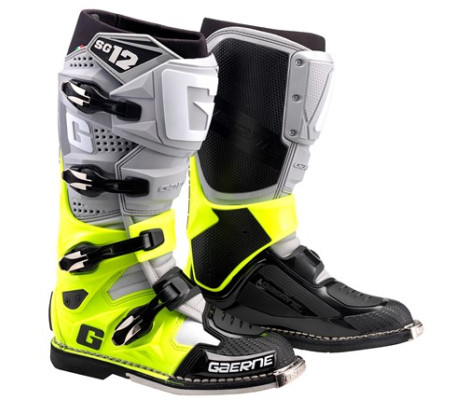 Мотоботы эндуро/кросс GAERNE SG-12 (46) (Grey/Yellow/Black)