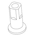 Ниппеля для спиц заднего колеса  размер 8Gx.300-6PCS