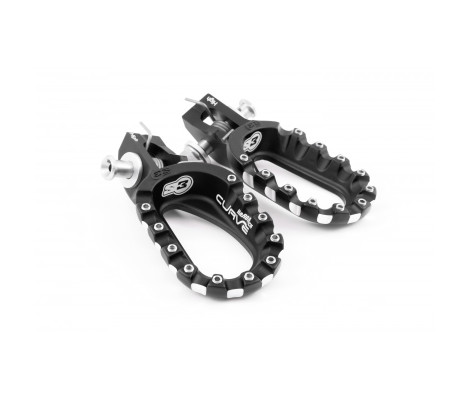 Подножки алюминиевые S3 Hard Rock CURVE KTM/HUSQ (2017+) HIGH (СТАНДАРТНЫЕ) (BLACK) Подножки алюминиевые S3 Hard Rock CURVE KTM/HUSQ (2017+) HIGH (СТАНДАРТНЫЕ) (BLACK)