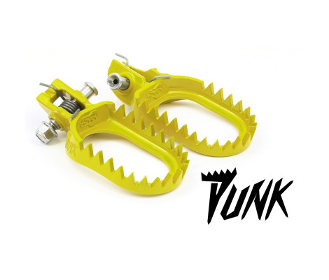 Подножки стальные PUNK S3 KTM/HUSQ/GASGAS/BETA (YELLOW) Подножки стальные PUNK S3 KTM/HUSQ/GASGAS/BETA (YELLOW)