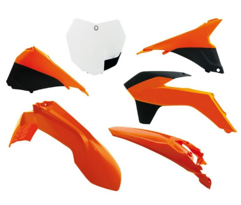 Комплект пластика 6 R-TECH KTM SX/SXF 125-450 13-16 (OEM) Комплект пластика 6 R-TECH KTM SX/SXF 125-450 13-16 (OEM)